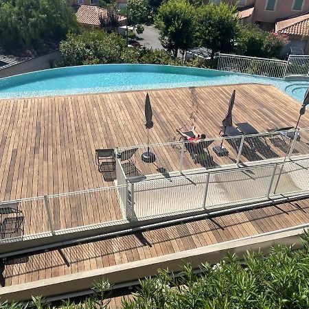 Superbe Appartement, Piscine, Vue Mer Et Montagnes Antibes Eksteriør bilde